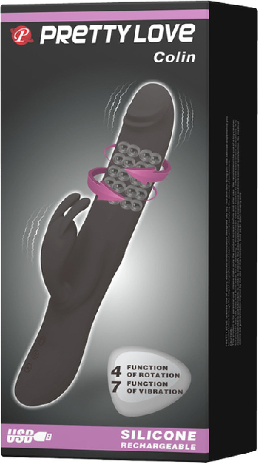 Pretty Love Rechargeable Colin Luxury Rechargeable Silicone Vibrator With Inflatable Head > Vibrators > Ladies > Rabbit Multi - Tophatter Daily Deals