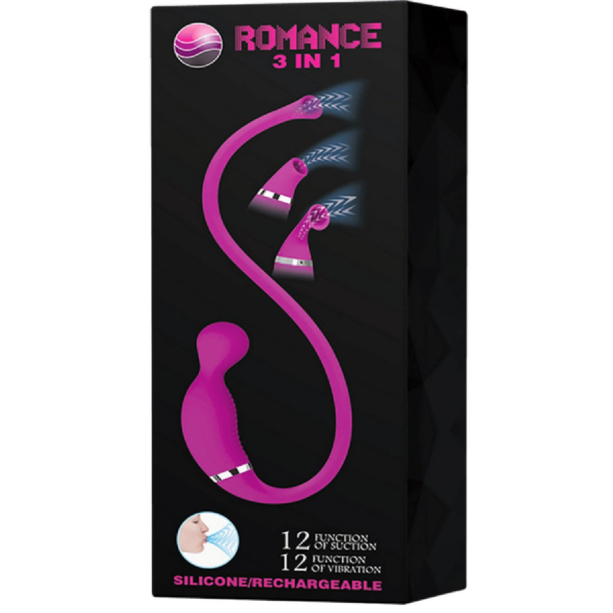 Rechargeable Romance 3in1 – Rechargeable 3in1 Vibrator > Sex Toys For Ladies > Clitoral Vibrators and Stimulators - Tophatter Daily Deals