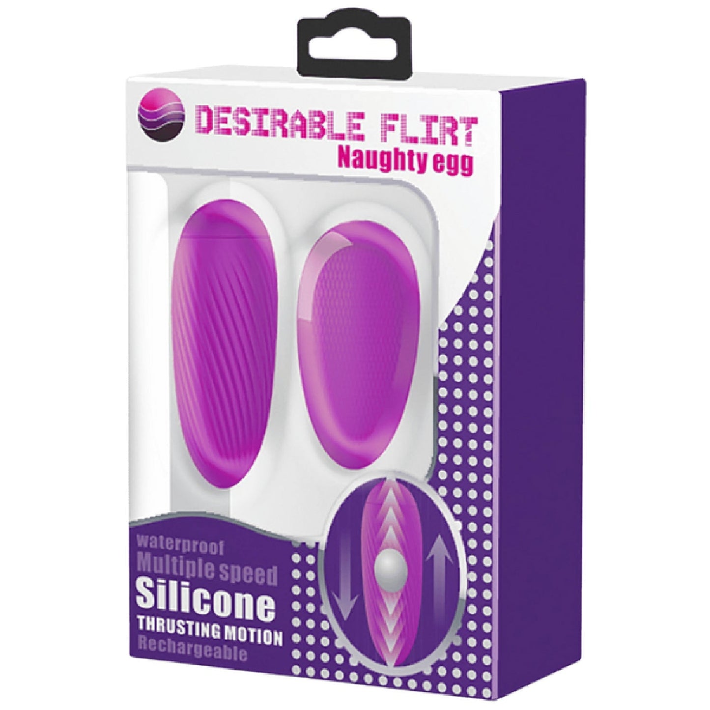 Silicone Naughty Egg – Remote-Controlled Wired Vibrating Egg > Sex Toys For Ladies > Vibrating Eggs - Tophatter Daily Deals