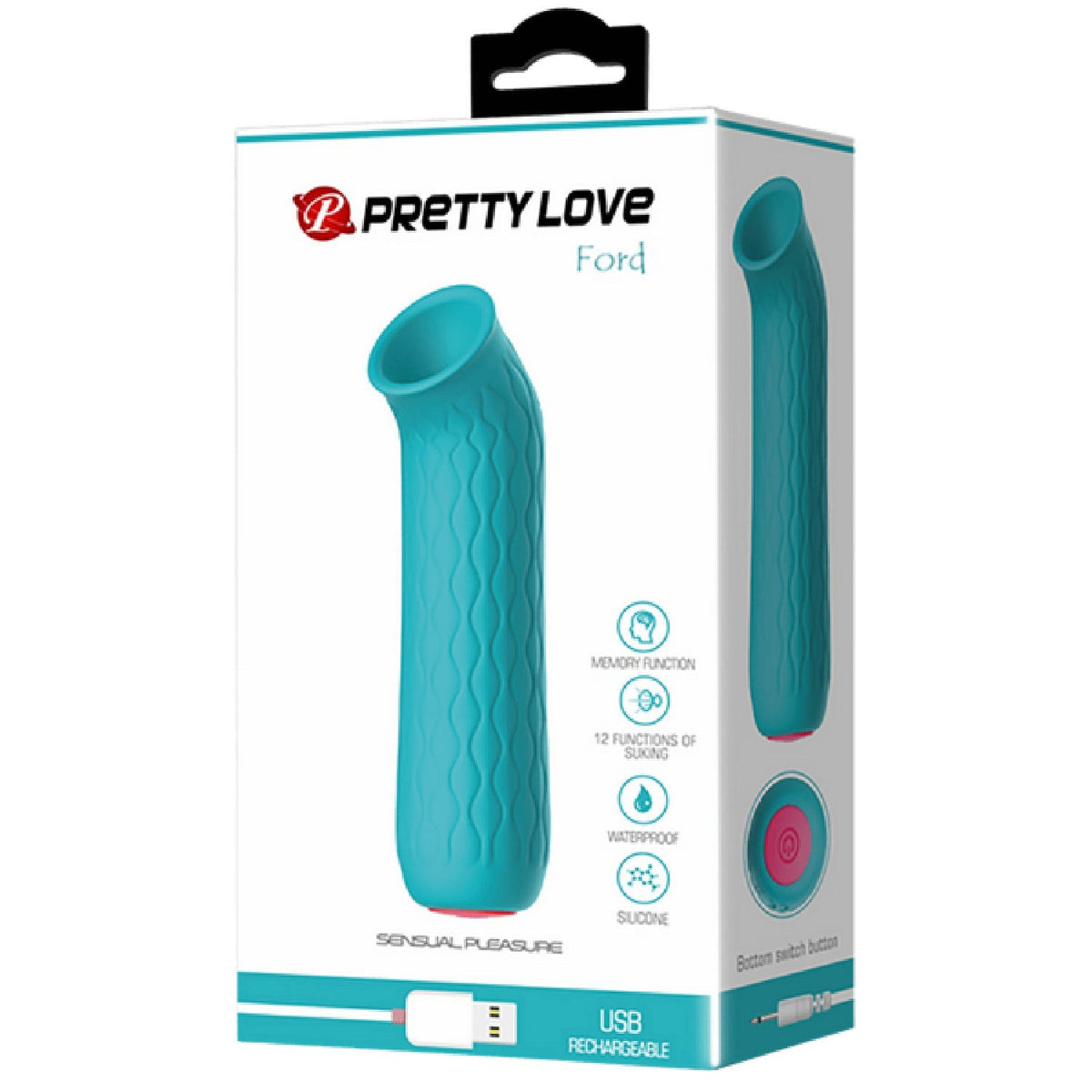 Rechargeable Ford – Medical-Grade Clitoral Sucker with 12 Suction Modes > Sex Toys For Ladies > Clitoral Vibrators and Stimulators - Tophatter Daily Deals