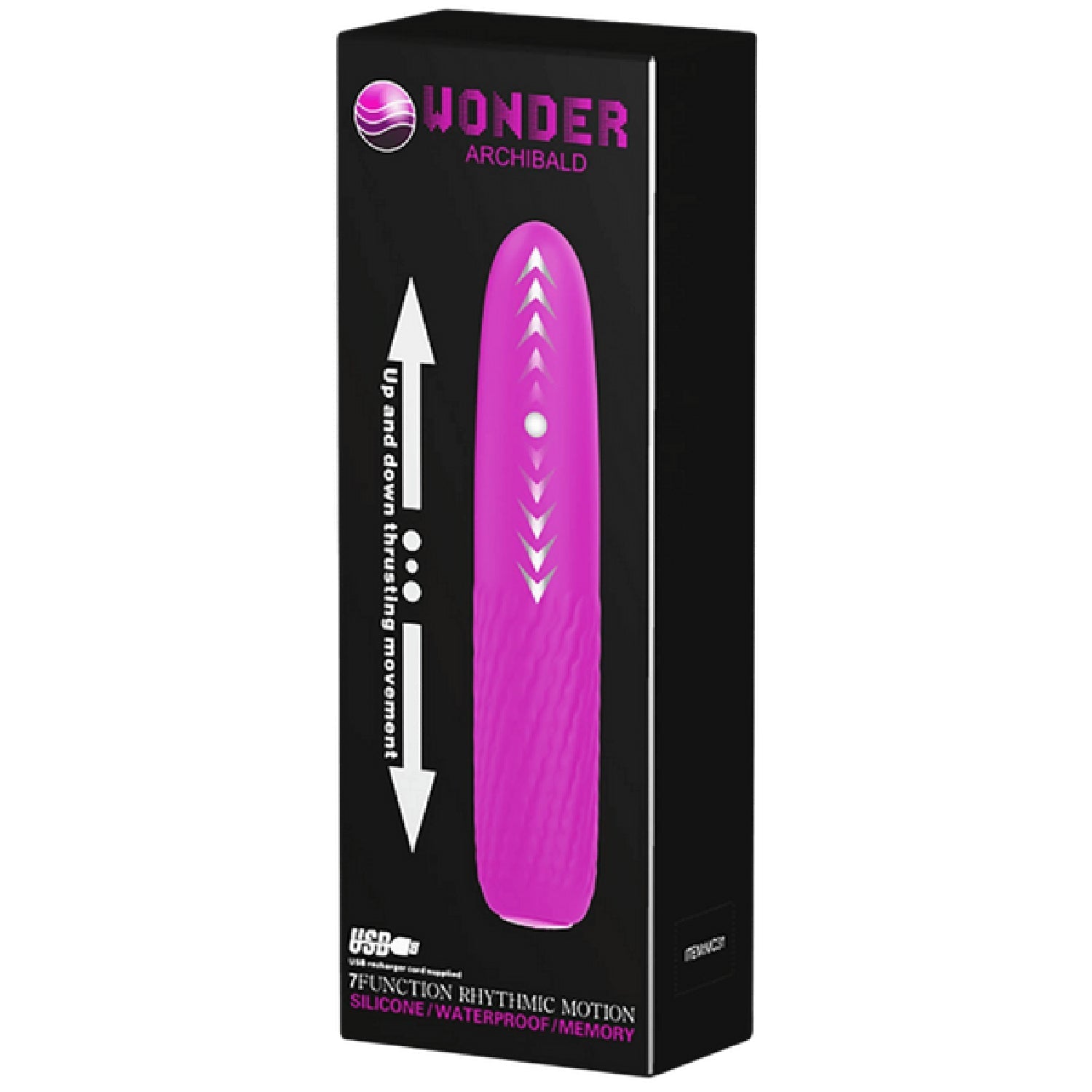 Archibald Rechargeable – Thrusting Vibrator > Vibrators > Standard Vibrators - Tophatter Daily Deals