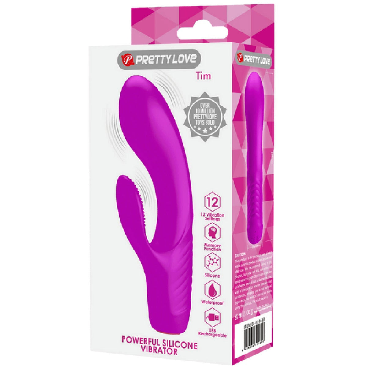 Rechargeable Tim Rabbit Vibrator – Bendable 12-Function G-Spot Vibrator > Sex Toys For Ladies > G-Spot Vibrators - Tophatter Daily Deals