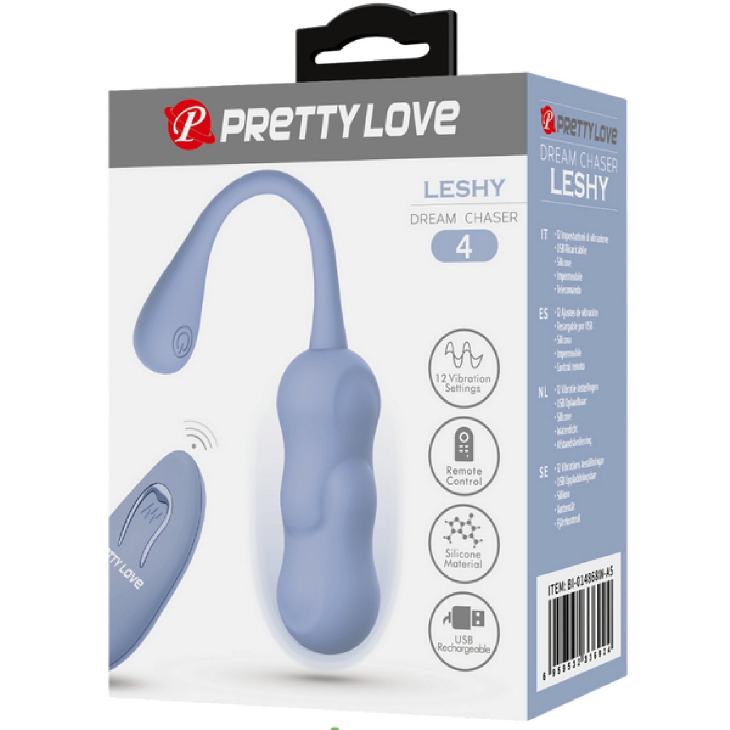 Leshy 4 Dream Chaser Rechargeable Silicone Vibrating Remote Egg > Sex Toys For Ladies > Vibrating Eggs - Tophatter Daily Deals