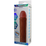 Chane 7.1 Inch Penis Extender Sleeve – Ultra Realistic Textured Sleeve > Sex Toys For Men > Penis Sleeves - Tophatter Daily Deals