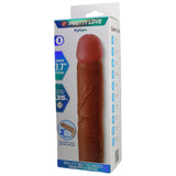 Kylian 7.1 Inch Penis Extender – Ultra Realistic Sleeve with Textured Surface > Sex Toys For Men > Penis Sleeves - Tophatter Daily Deals