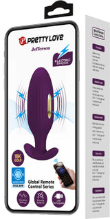 App Control Jefferson – App-Controlled E-Stim Butt Plug E-STIM TOYS - Tophatter Daily Deals