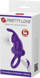 Pretty Love Vibrant Penis Ring 1 – Waterproof Vibrating Silicone Penis Ring > Cock Ring > Vibrating - Tophatter Daily Deals
