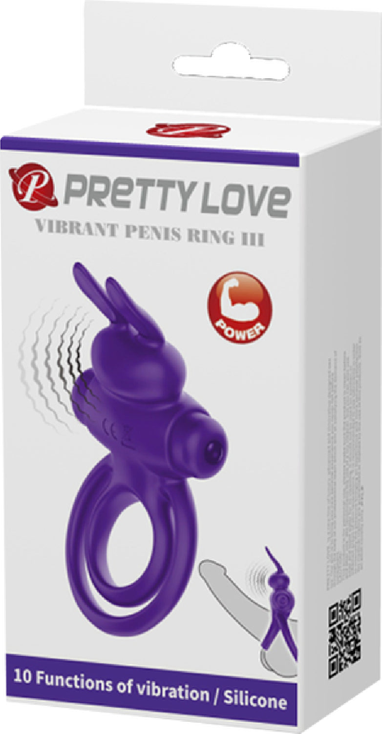 Vibrant Penis Ring III – Silicone Rabbit Cock Ring Vibrator > Vibrators > Ladies > Rabbit - Tophatter Daily Deals