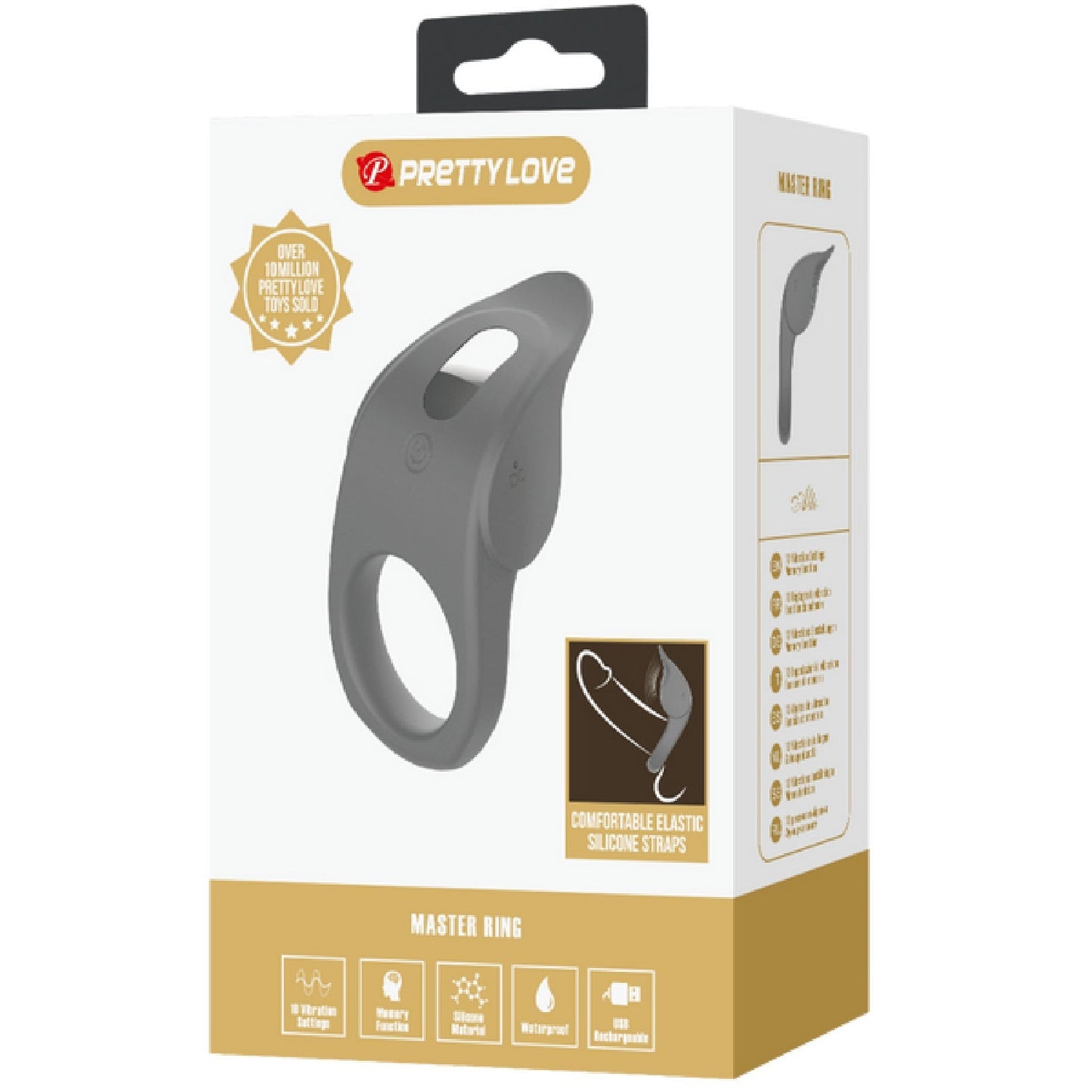 Alto – Silicone Stretchable Vibrating Cock Ring with Skin Sensitive Sensor > Cock Ring > Vibrating - Tophatter Daily Deals