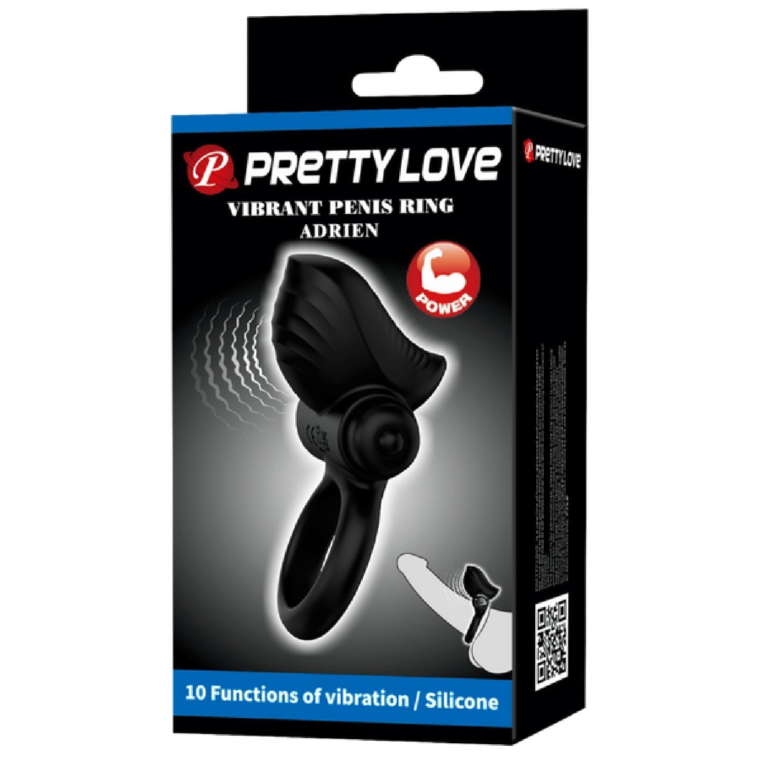 Adrien Vibrating Cock Ring – Silicone 10 Mode Powerful Vibrator Cock Ring > Sex Toys > Couples Toys - Tophatter Daily Deals