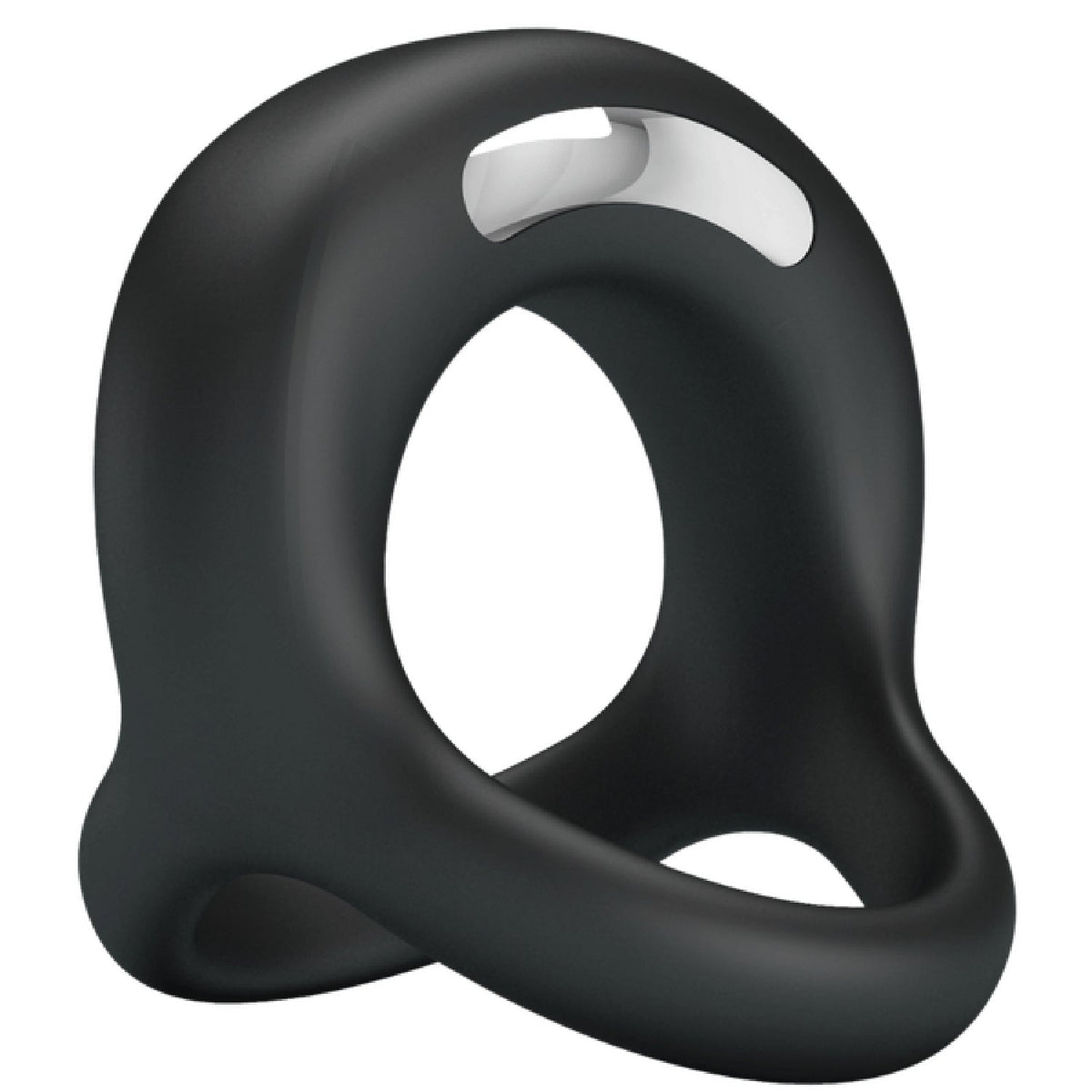 Vibrant Elliott Silicone Penis Ring With Ball Strap – Comfortable Stretchy Cock and Ball Ring > Cock Ring > Sling - Tophatter Daily Deals