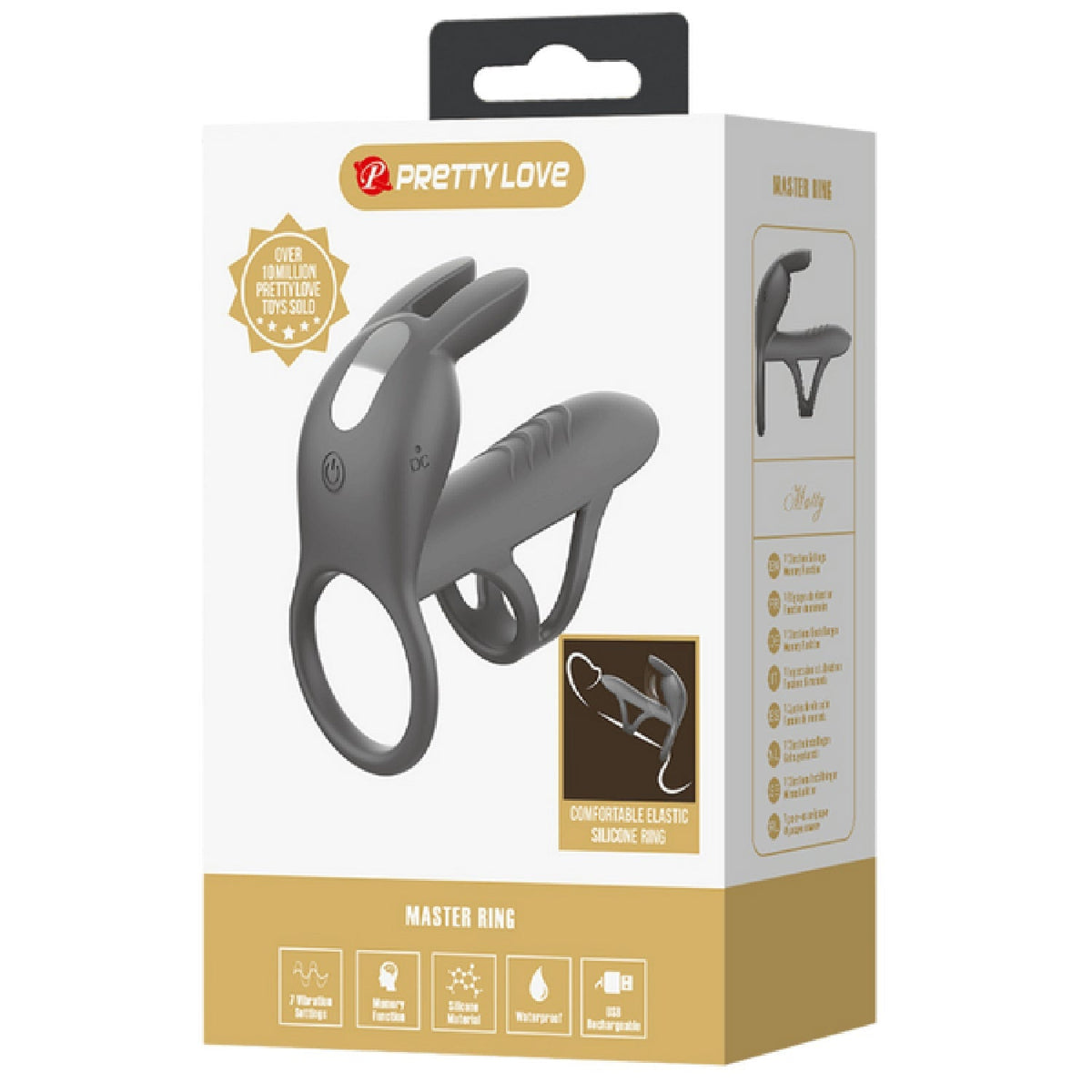 Matty Vibrating Penis Sleeve and Clitoral Stimulator – Silicone Sleeve and Stimulator Set > Sex Toys For Men > Penis Sleeves - Tophatter Daily Deals