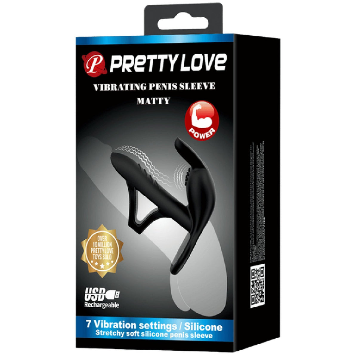 Matty Vibrating Penis Sleeve and Clitoral Stimulator – Silicone Sleeve and Stimulator Set > Sex Toys For Men > Penis Sleeves - Tophatter Daily Deals