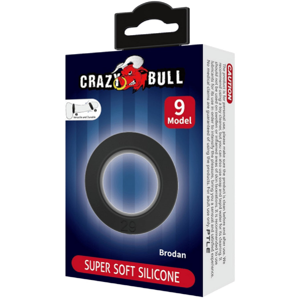 Brodan Super Soft Silicone Cockring – High-Quality Medical-Grade Silicone Cock Ring > Cock Ring > Single - Tophatter Daily Deals