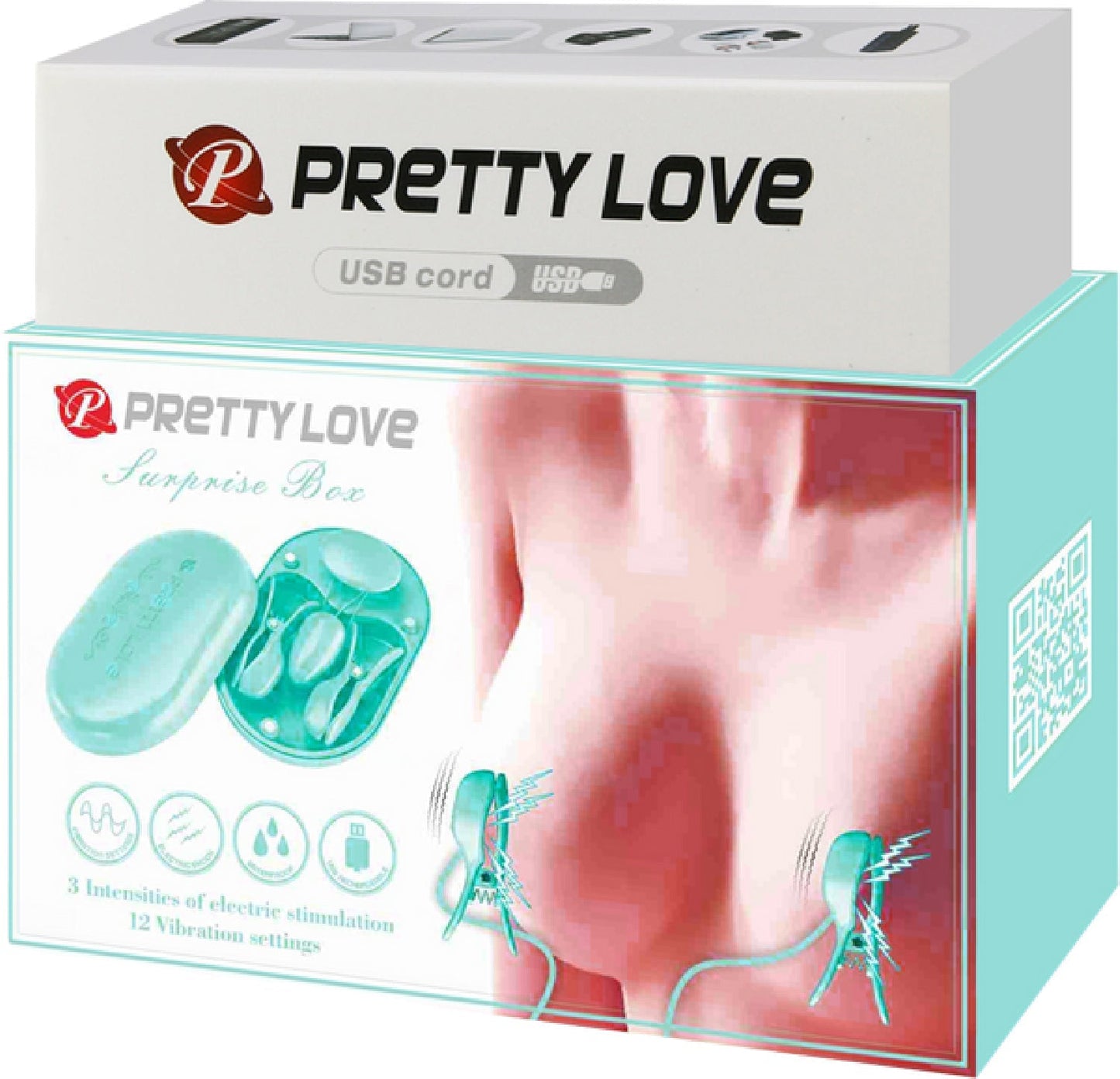 Surprise Box Nipple Clamps – Waterproof USB Rechargeable Stimulator with 12 Vibration Settings > Sex Toys > Nipple Clips - Tophatter Daily Deals