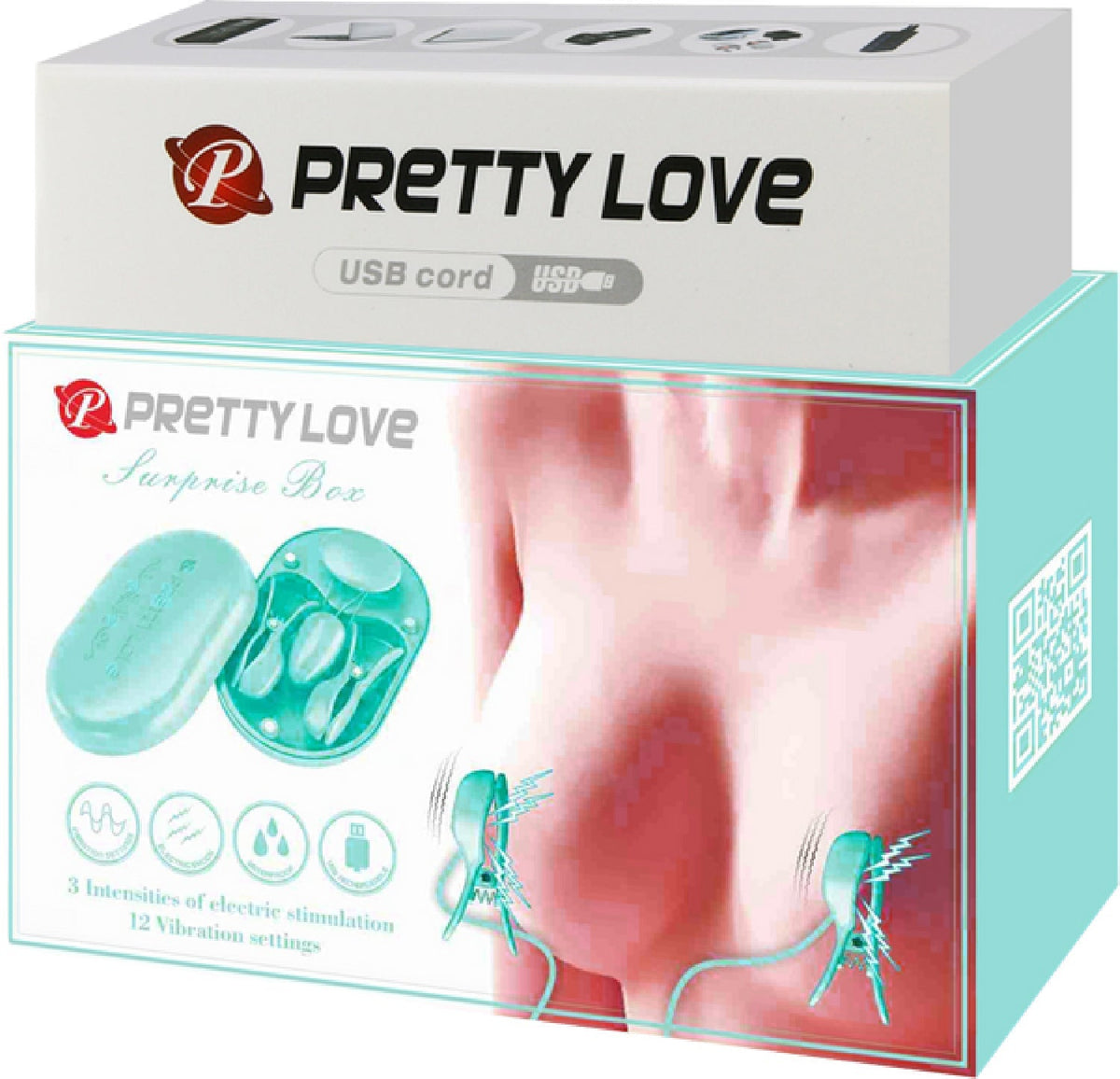 Surprise Box Nipple Clamps – Waterproof USB Rechargeable Stimulator with 12 Vibration Settings > Sex Toys > Nipple Clips - Tophatter Daily Deals