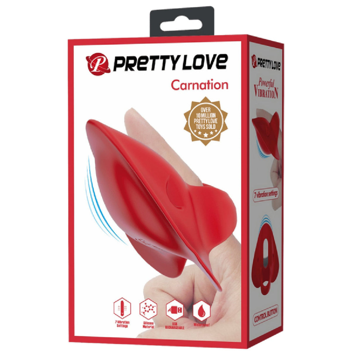 The Rose Finger Vibrator is Rechargeable with 7 Vibration Modes and an Extremely Soft Surface for Body Stimulation > Vibrators > Finger Vibrators - Tophatter Daily Deals