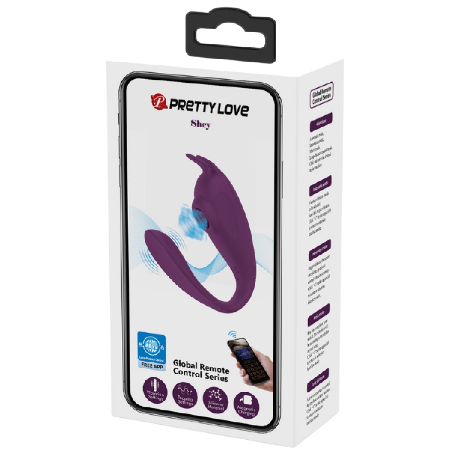 Shey Byzantium – App Control Ergonomic C-Shape G-Spot and Clitoral Vibrator > Vibrators > Ladies > Clitoral Vibrators and Stimulators - Tophatter Daily Deals
