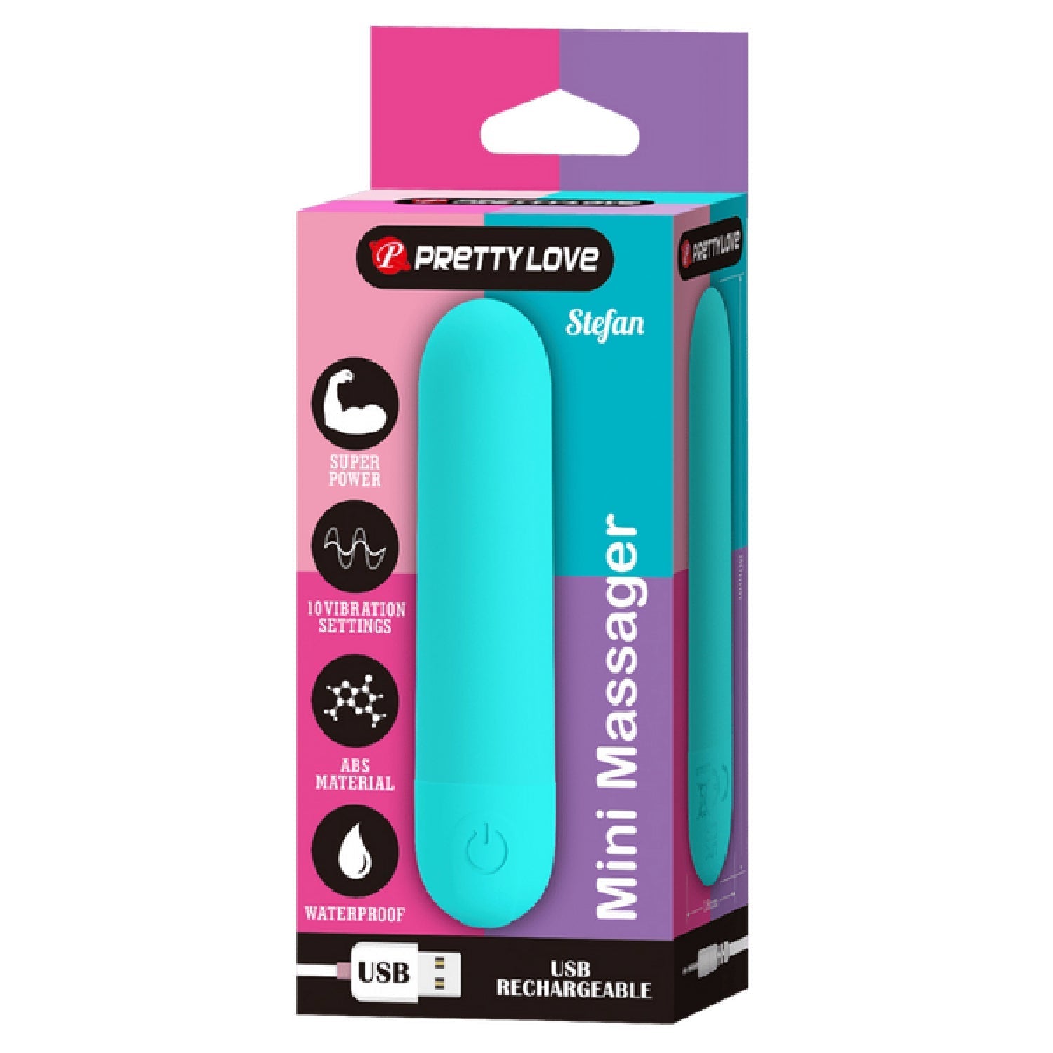 Stefan Rechargeable Mini Massager – Compact Vibrating Bullet Vibrator > Vibrators > Mini Vibrators - Tophatter Daily Deals