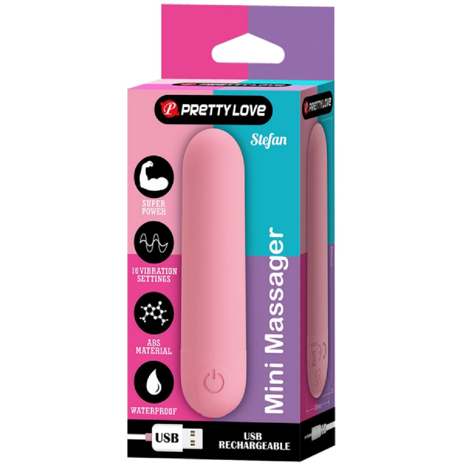 Stefan Rechargeable Mini Massager – Compact Vibrating Bullet Vibrator > Vibrators > Mini Vibrators - Tophatter Daily Deals
