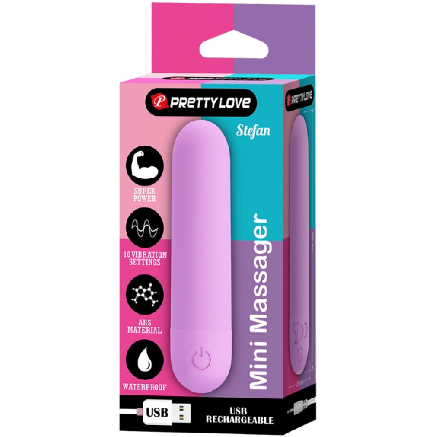 Stefan Rechargeable Mini Massager – Compact Vibrating Bullet Vibrator > Vibrators > Mini Vibrators - Tophatter Daily Deals