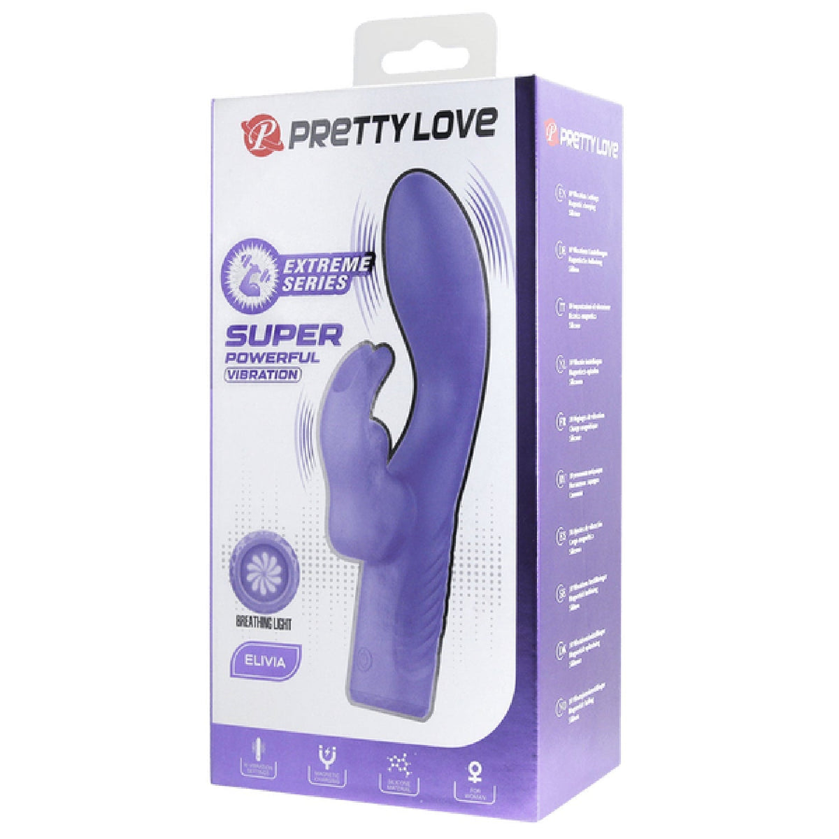 Rechargeable Elivia – 10 Function Silicone G-Spot Vibrator with Breathing Light > Vibrators > Ladies > Rabbit - Tophatter Daily Deals