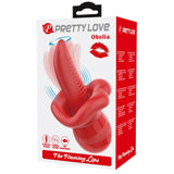 Pretty Love Obelia Flaming Lips – Waterproof Dual Stimulator With 10 Vibration Modes > Sex Toys For Ladies > Clitoral Vibrators and Stimulators - Tophatter Daily Deals