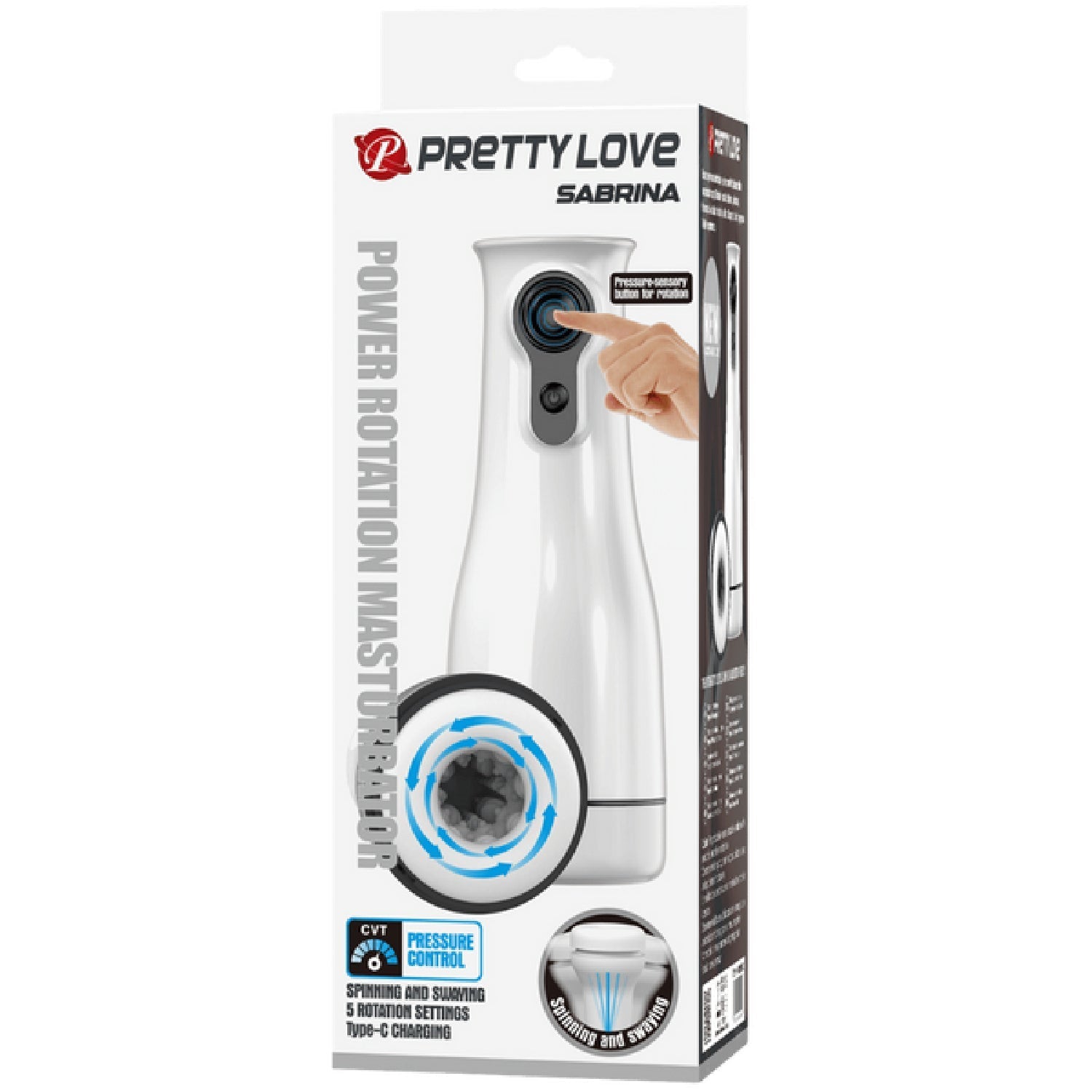 Sabrina – Rechargeable Rotating Men's Masturbator with Voice Function > Sex Toys For Men > Masturbators > Vibrating - Tophatter Daily Deals