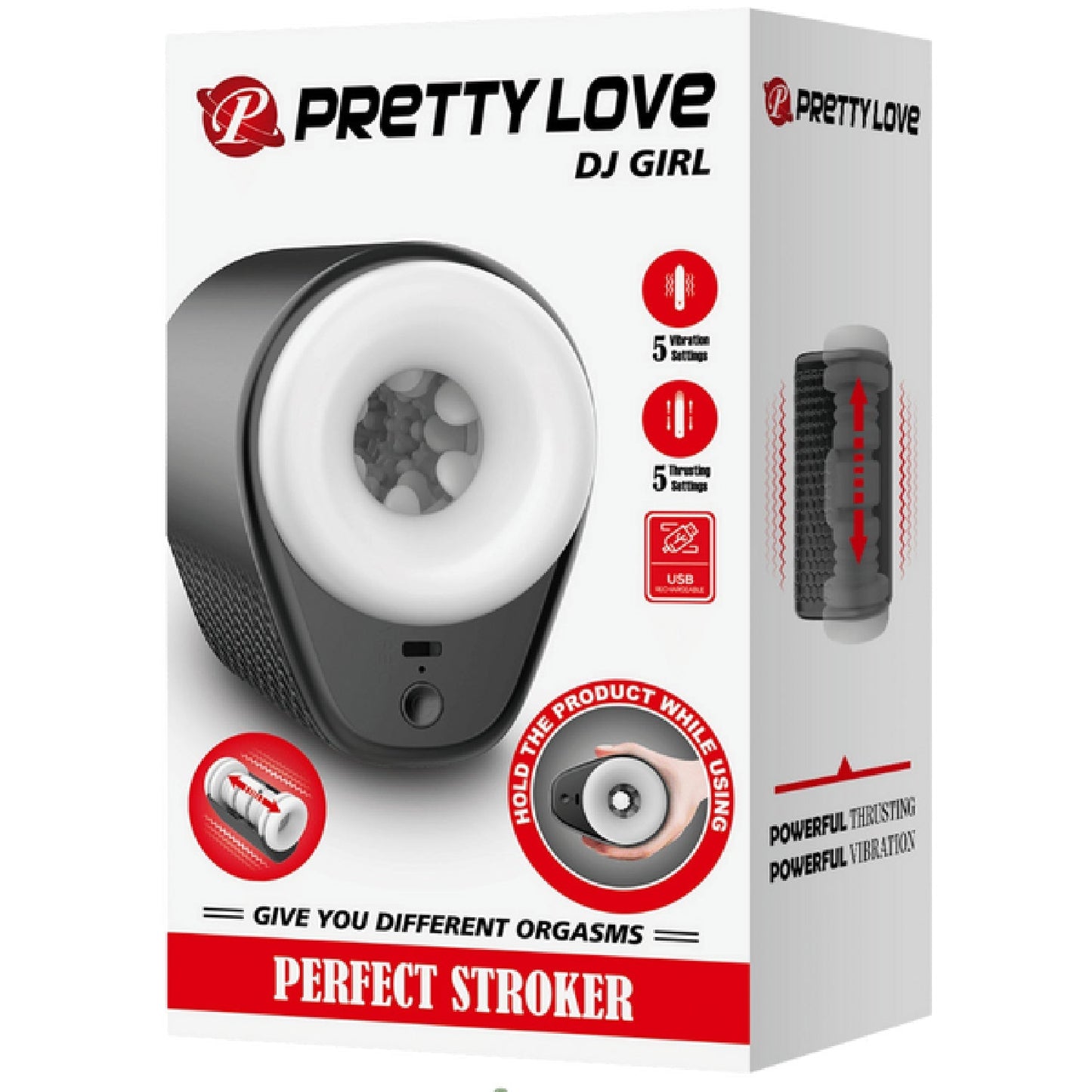 DJ Girl Perfect Stroker – Multi-Speed Thrusting Masturbator Cup > Sex Toys For Men > Masturbators > Vibrating - Tophatter Daily Deals
