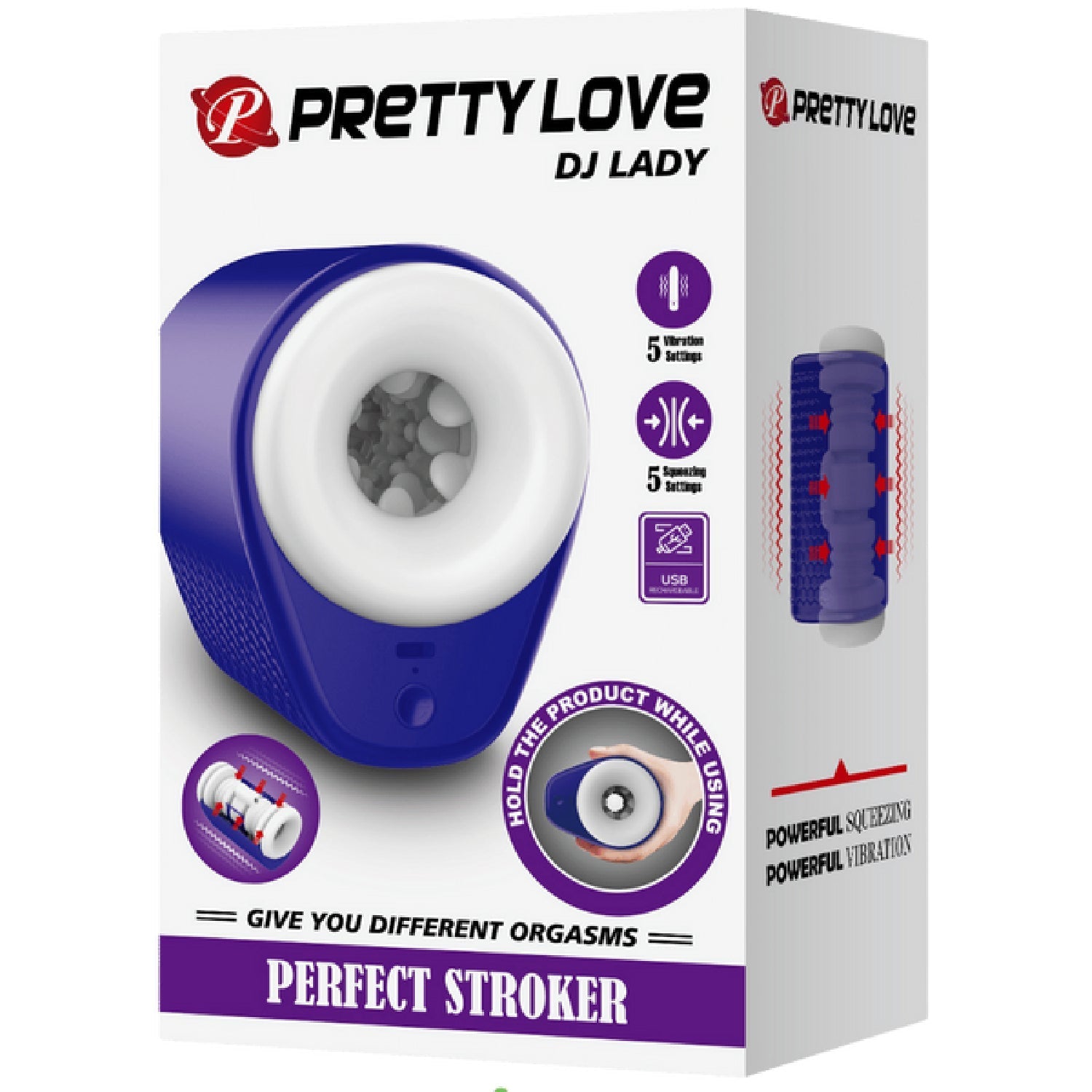 DJ Girl Perfect Stroker – Multi-Speed Thrusting Masturbator Cup > Sex Toys For Men > Masturbators > Vibrating - Tophatter Daily Deals