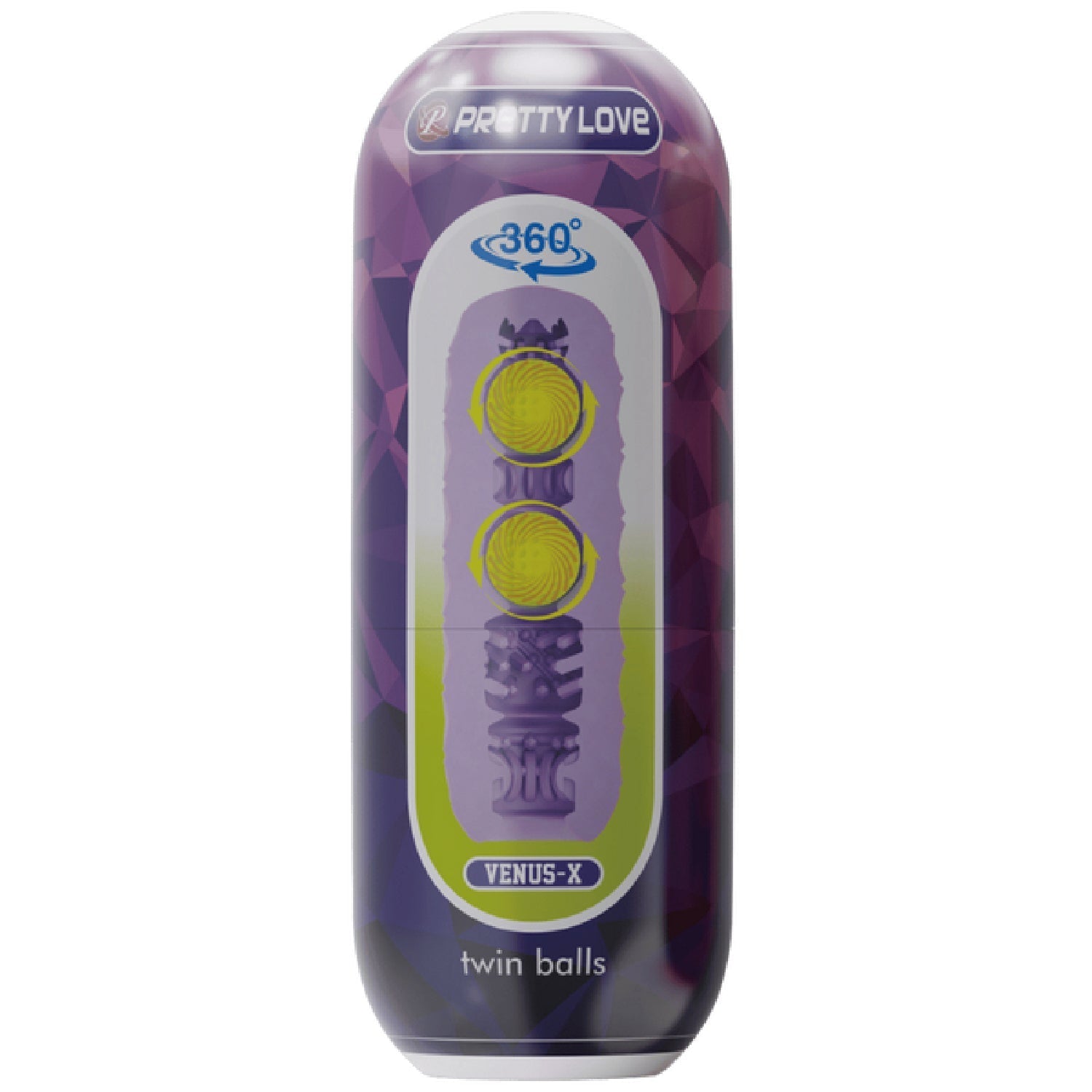 Venus-X Twin Balls – Male Masturbator With Dual Inner Balls > Sex Toys For Men > Masturbators Cup - Tophatter Daily Deals