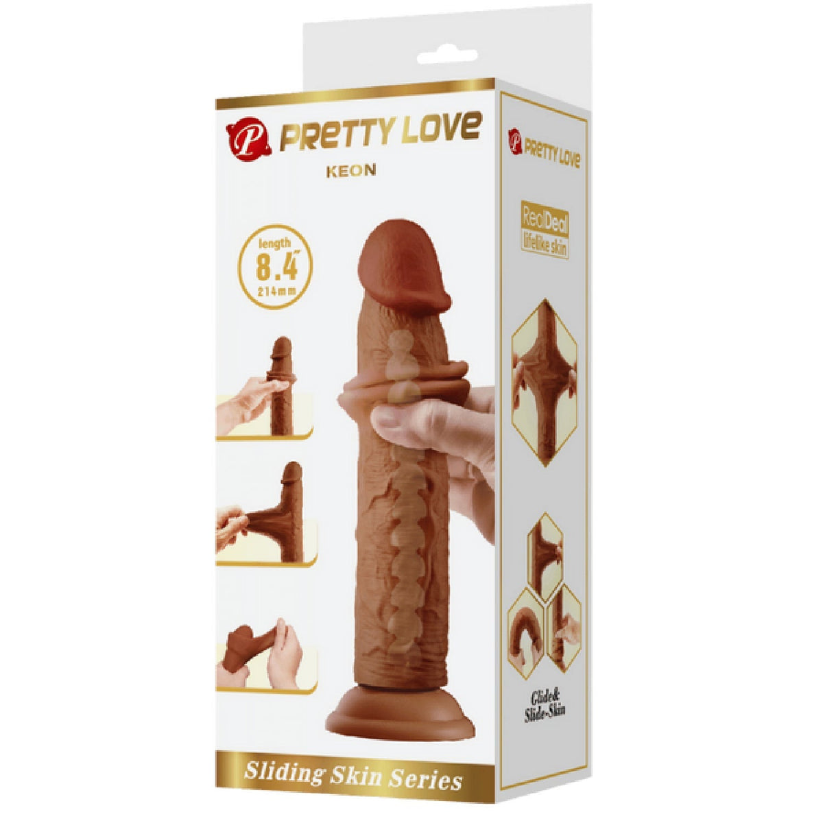 Keon 8.4 Inch Realistic Dildo – Suction Cup Large Lifelike Dildo > Dildos > Realistic Dildos - Tophatter Daily Deals