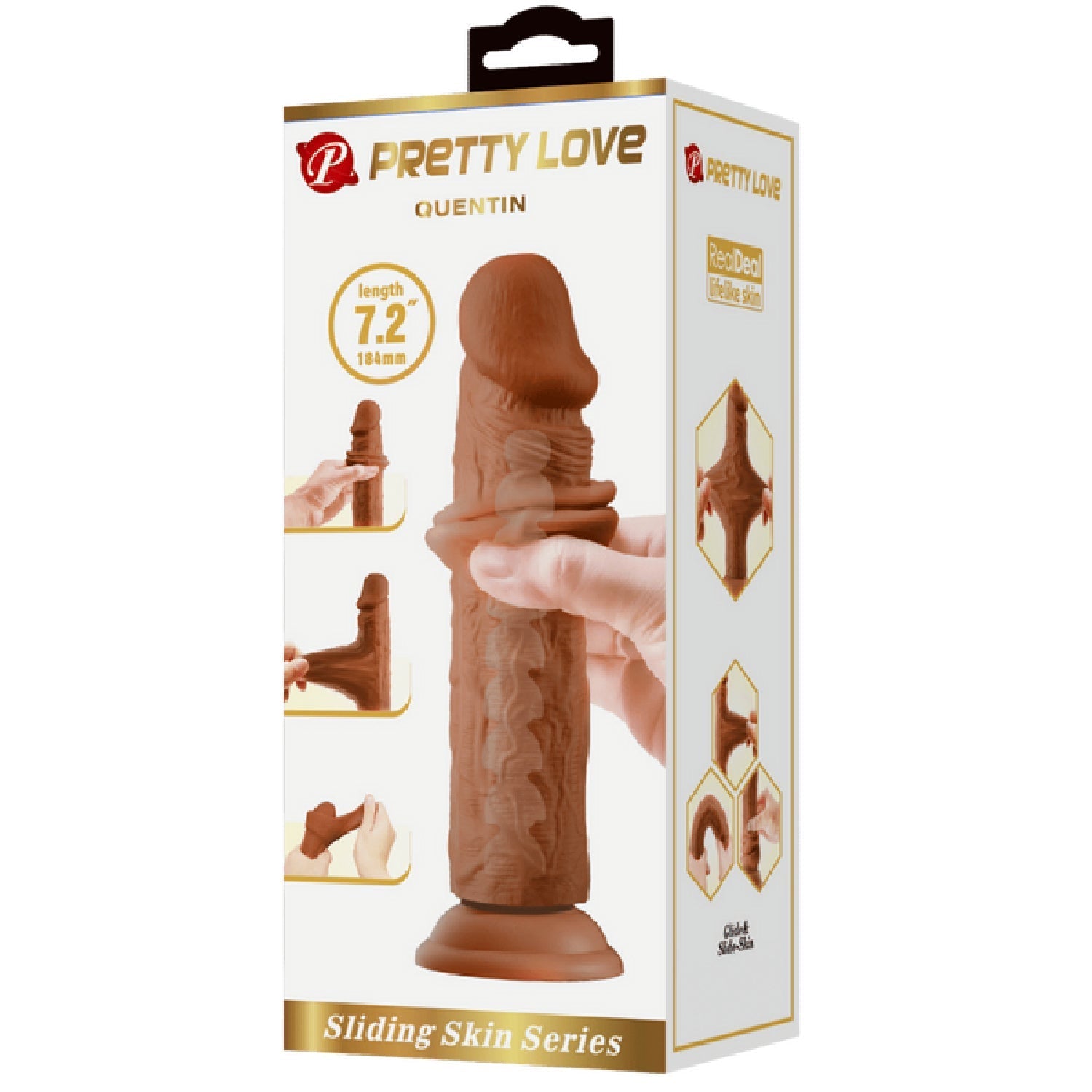 Quentin 7.2 Inch Realistic Dildo – Suction Cup Large TPR Dildo > Dildos > Realistic Dildos - Tophatter Daily Deals
