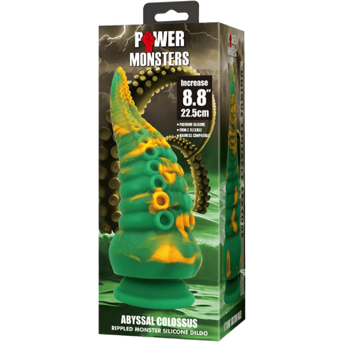 Abyssal Colossus – Silicone 8.8 Inch Dildo with Pronounced Ridges > Dildos > Fantasy - Tophatter Daily Deals