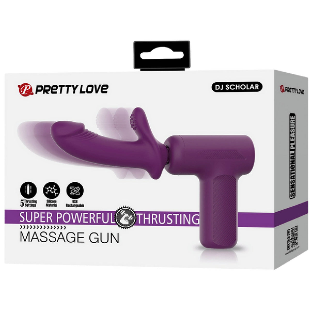 Super Power Thrusting Massage Gun – Powerful Motor Massage Gun with 5 Settings > Vibrators > Unconventional - Tophatter Daily Deals