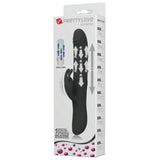 Byron Rabbit Vibrator - Rotating, Massaging, Clitoral Flickering, Fully Waterproof with Synchronous Thrusting Beads > Vibrators > Ladies > Rabbit - Tophatter Daily Deals