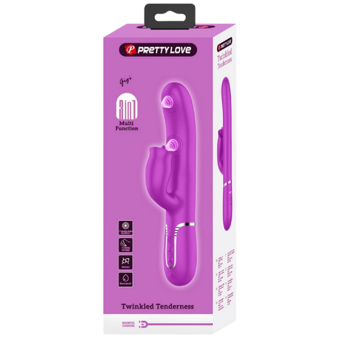 Pretty Love Gigi 3in1 – Multi-Function Rabbit Vibrator with Dual Stimulation > Vibrators > Ladies > Rabbit - Tophatter Daily Deals