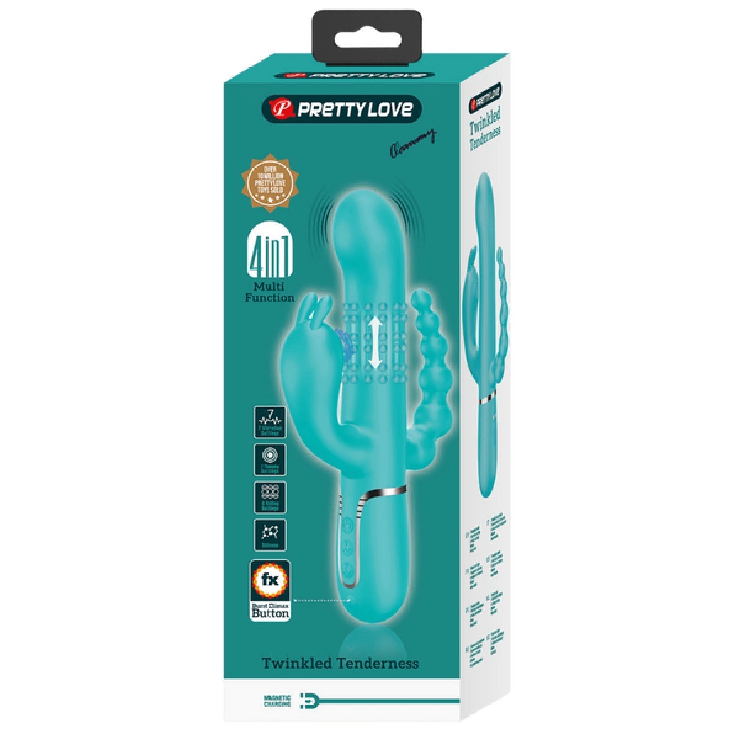 Pretty Love Cammy 4-in-1 – Multi-Function Rabbit Vibrator with Anal Stimulator > Vibrators > Ladies > Rabbit Multi - Tophatter Daily Deals