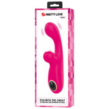 Rechargeable Skylar – Velvet Silicone Multifunction Rabbit Vibrator with Thumping and Vibration Modes > Vibrators > Ladies > Rabbit - Tophatter Daily Deals