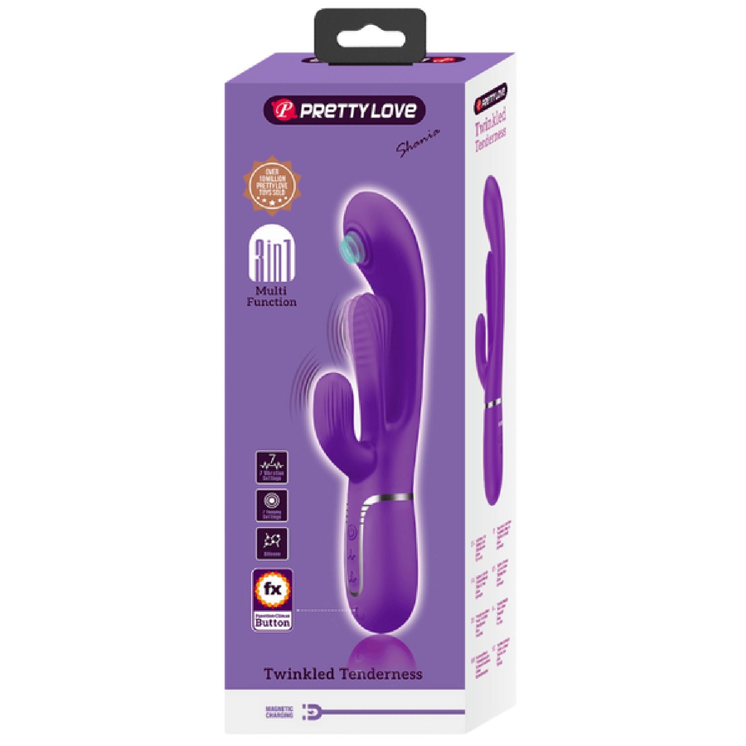 Shania 4in1 Multi-Function Rabbit Vibrator – Velvet Silicone 7 Vibration Settings > Vibrators > Ladies > Rabbit - Tophatter Daily Deals