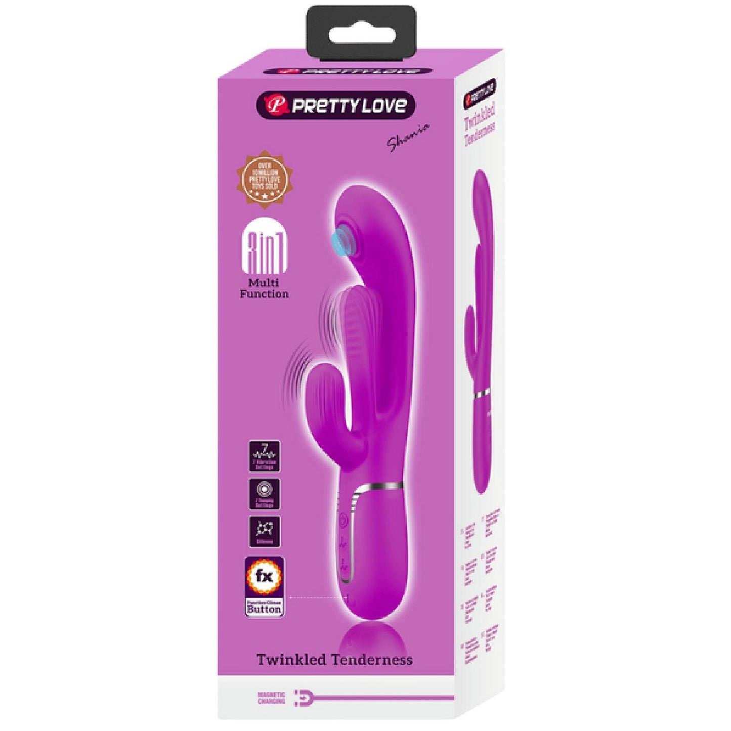 Shania 4in1 Multi-Function Rabbit Vibrator – Velvet Silicone 7 Vibration Settings > Vibrators > Ladies > Rabbit - Tophatter Daily Deals