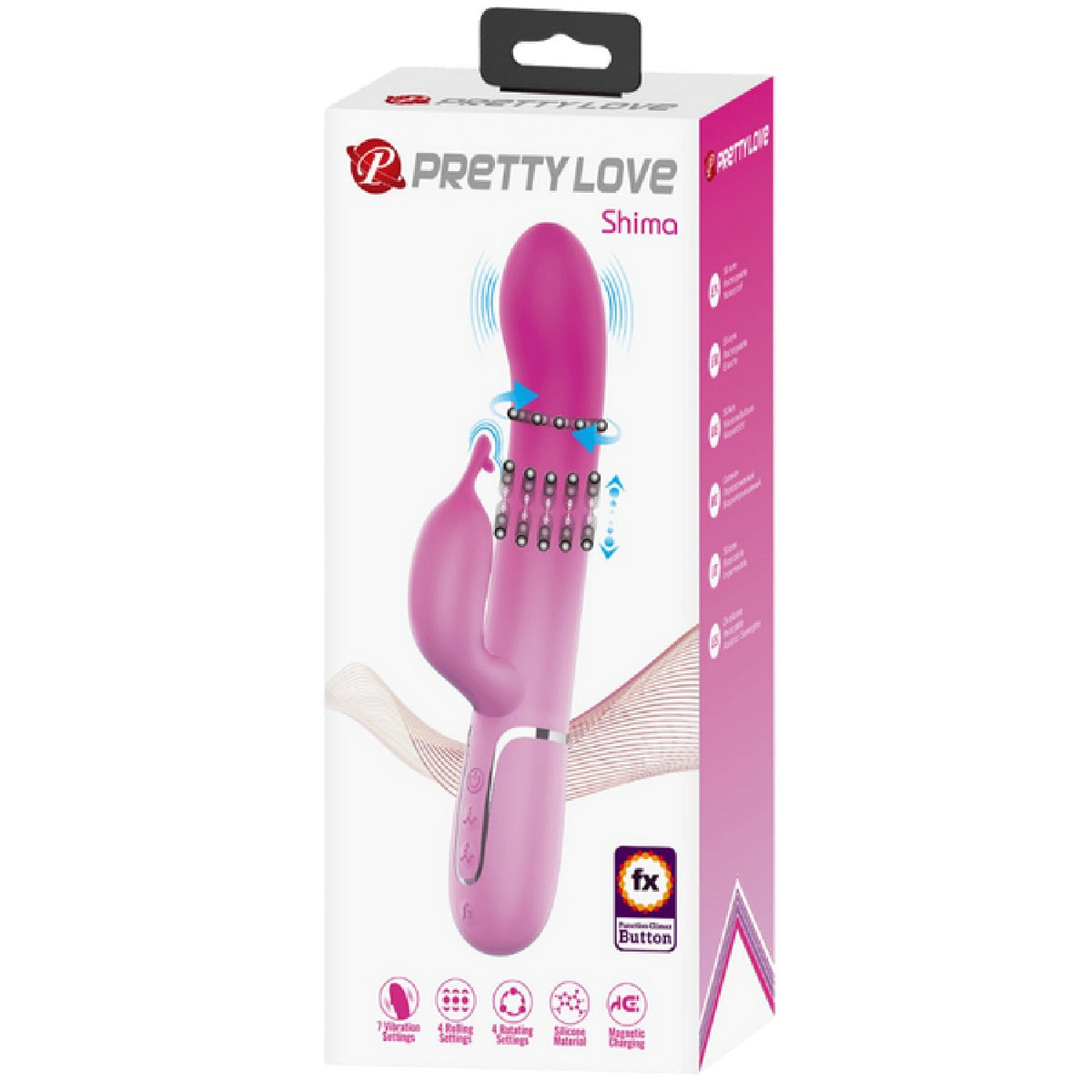 Pretty Love Shima Rechargeable – Rabbit Vibrator with Twin Motors and 7 Vibration Modes > Vibrators > Ladies > Rabbit - Tophatter Daily Deals