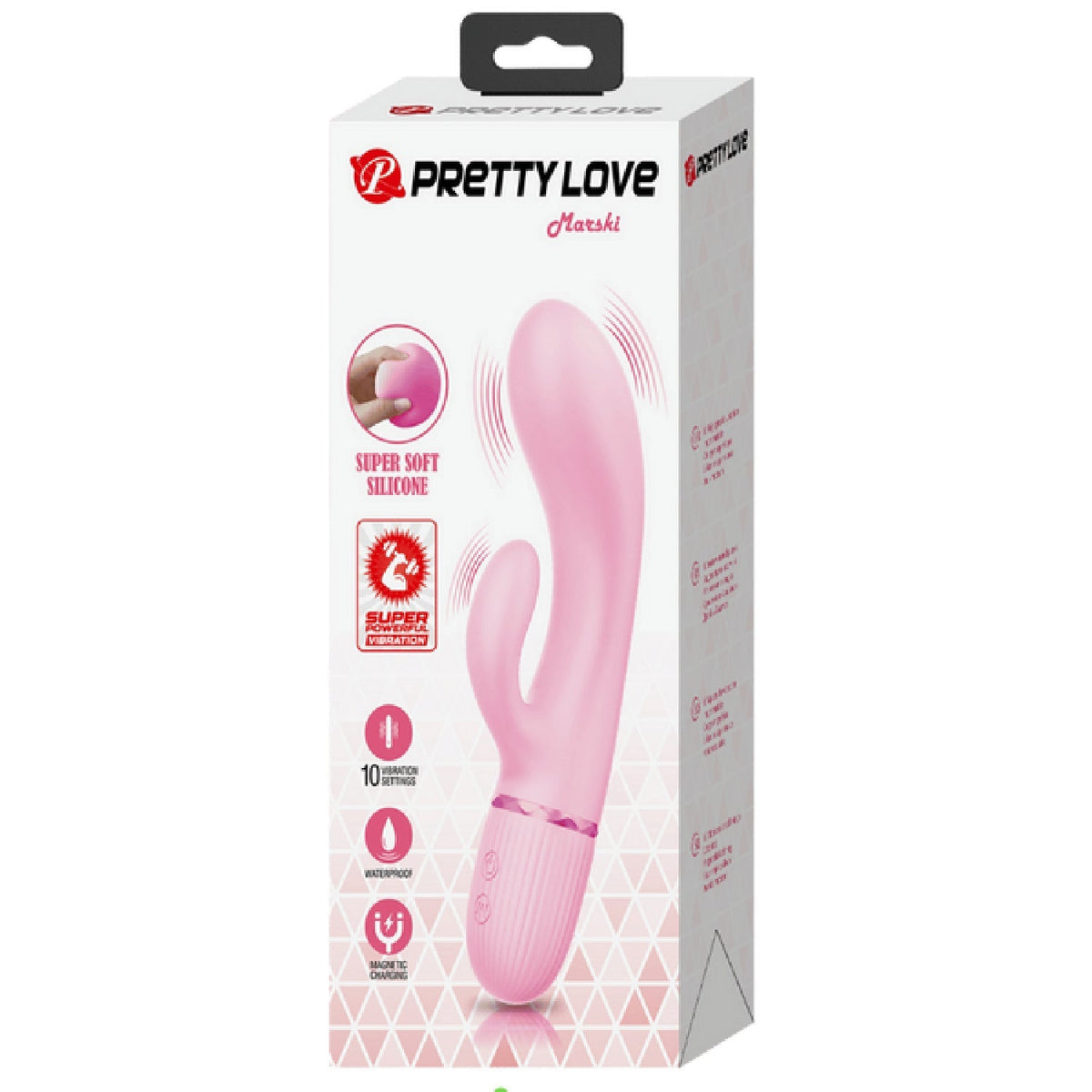 Marski Super Soft Silicone Dual Motor – 10 Function Rabbit Vibrator > Vibrators > Ladies > Rabbit - Tophatter Daily Deals