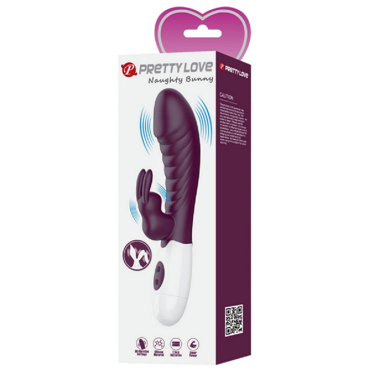 Naughty Bunny – Dual Stimulator Vibrator With G-Spot And Clitoral Vibration > Vibrators > Ladies > Rabbit - Tophatter Daily Deals