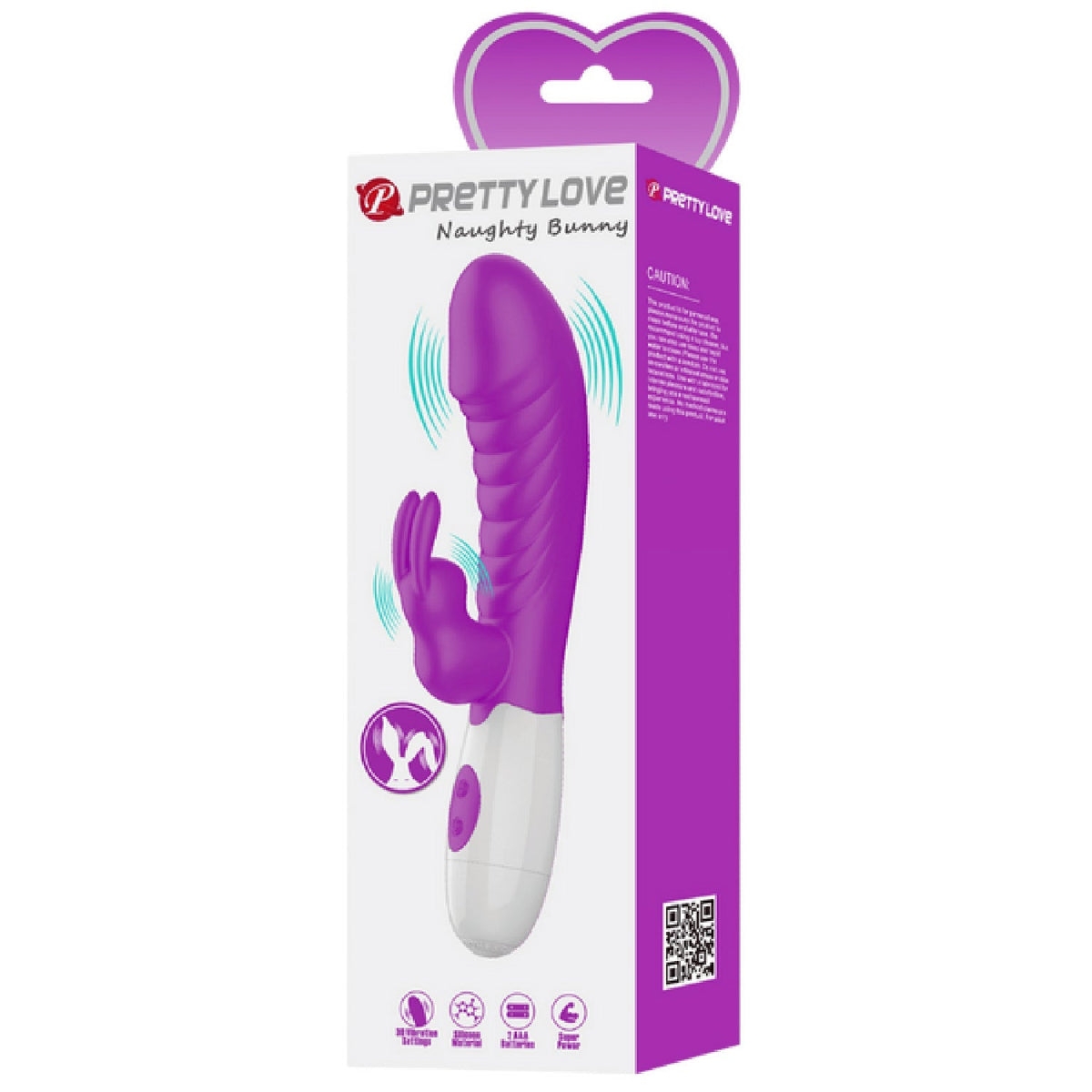 Naughty Bunny – Dual Stimulator Vibrator With G-Spot And Clitoral Vibration > Vibrators > Ladies > Rabbit - Tophatter Daily Deals