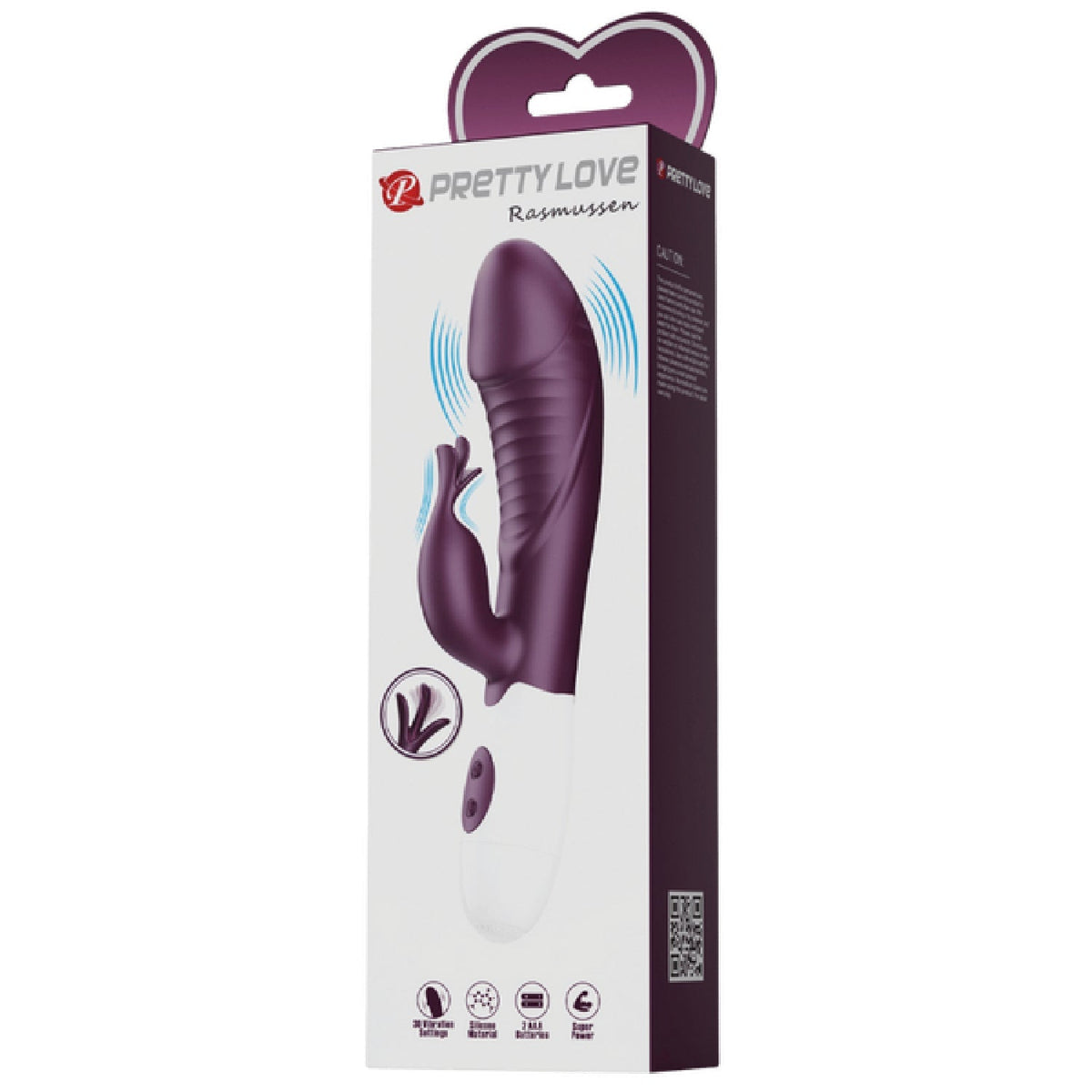 Rasmussen Dual Stimulator – G-Spot and Clitoral Vibrator with 30 Frequencies > Vibrators > Ladies > Rabbit - Tophatter Daily Deals