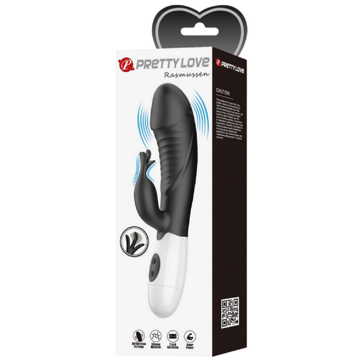 Rasmussen Dual Stimulator – G-Spot and Clitoral Vibrator with 30 Frequencies > Vibrators > Ladies > Rabbit - Tophatter Daily Deals