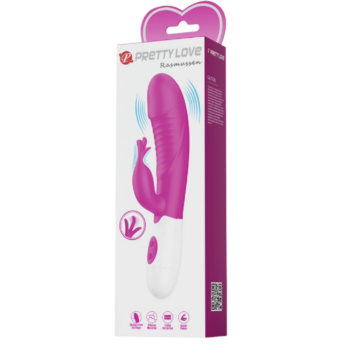 Rasmussen Dual Stimulator – G-Spot and Clitoral Vibrator with 30 Frequencies > Vibrators > Ladies > Rabbit - Tophatter Daily Deals