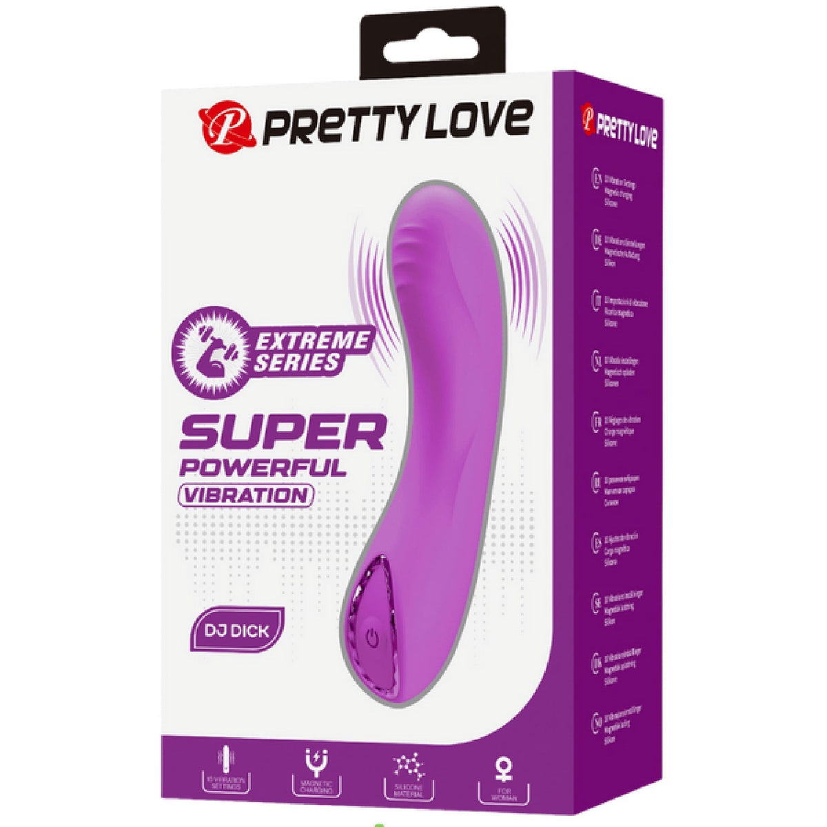 Rechargeable DJ Dick – Slim Silicone Vibrator with 10 Powerful Vibration Modes > Vibrators > Standard Vibrators - Tophatter Daily Deals
