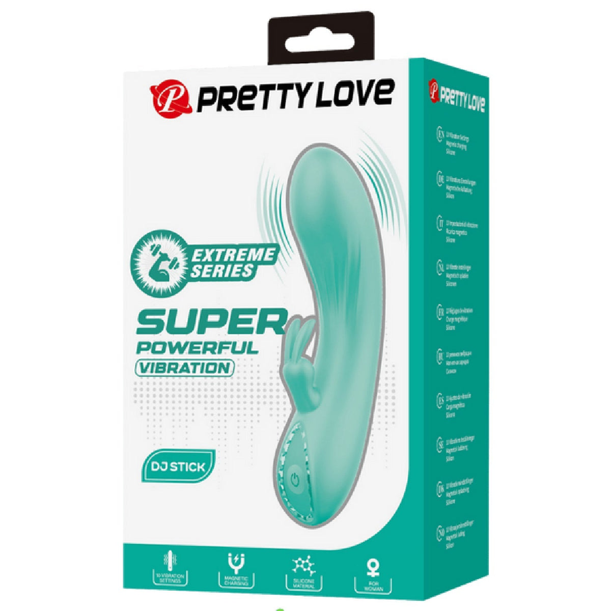 Rechargeable DJ Stick – 10 Function Slim Silicone G-Spot Vibrator > Vibrators > G-Spot - Tophatter Daily Deals